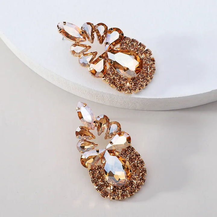 Champagne Water Droplet Earring