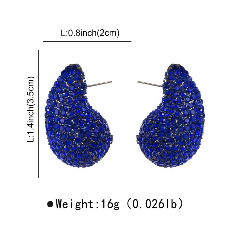 Silver Tear Drop Earring