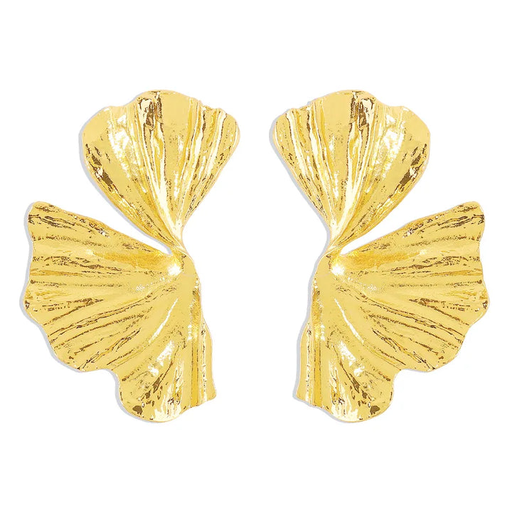Gold Leaf Earring