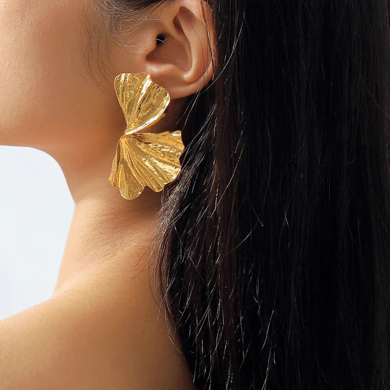 Gold Leaf Earring