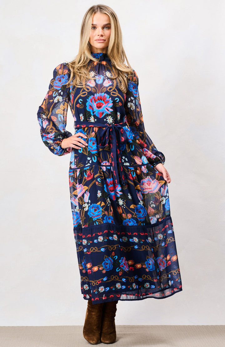 The Twila Navy Dress