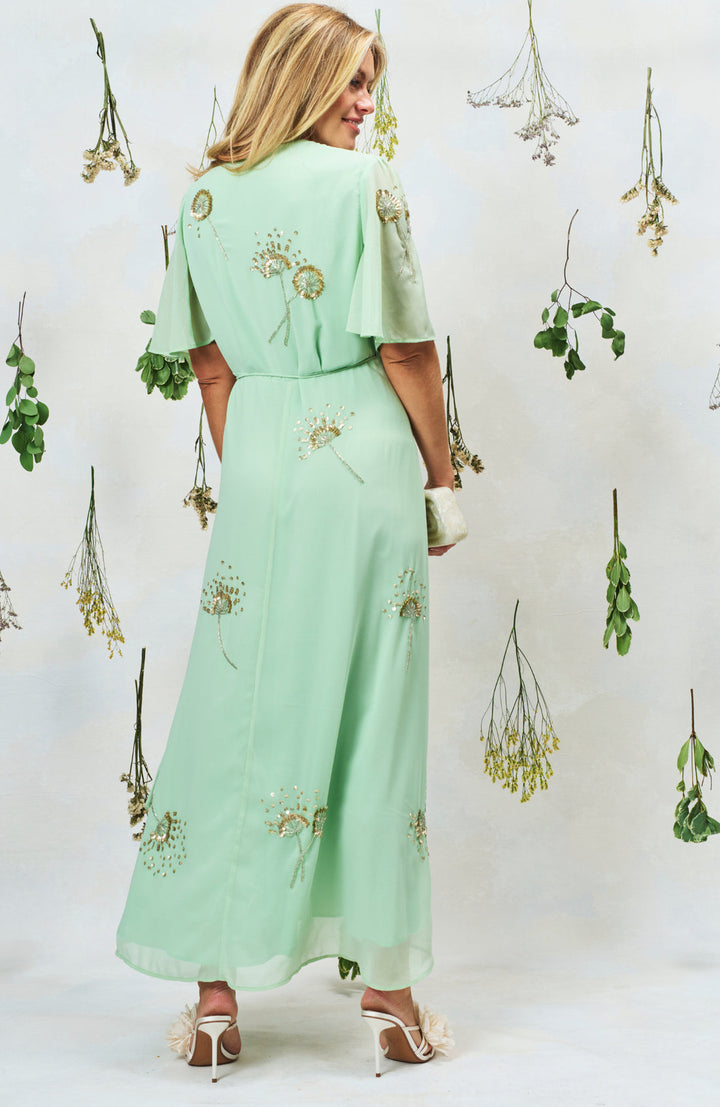 Sunday Mint Embellished Dress