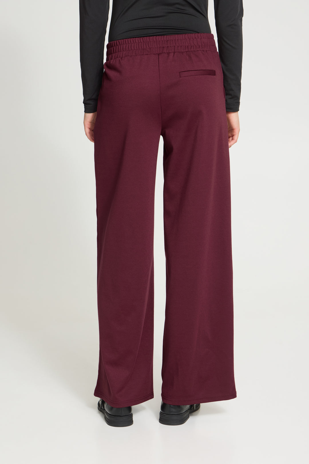 Kate Straight Leg Burgandy Trouser