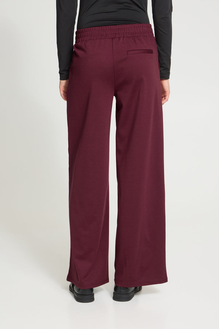 Kate Straight Leg Burgandy Trouser