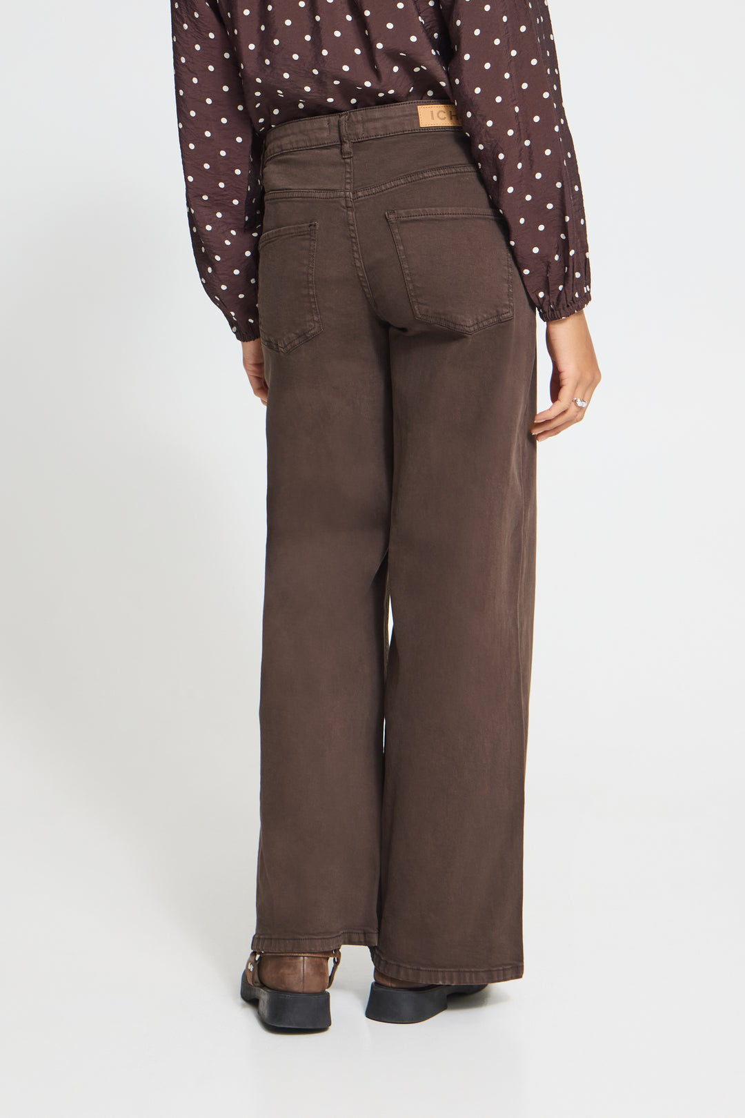 Ziggy Brown Wide Leg Jeans