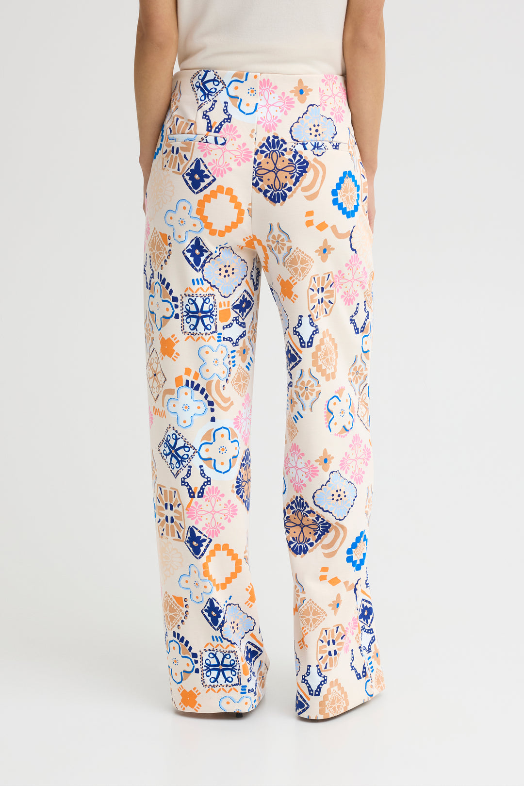 Lancie Tile Print Trousers