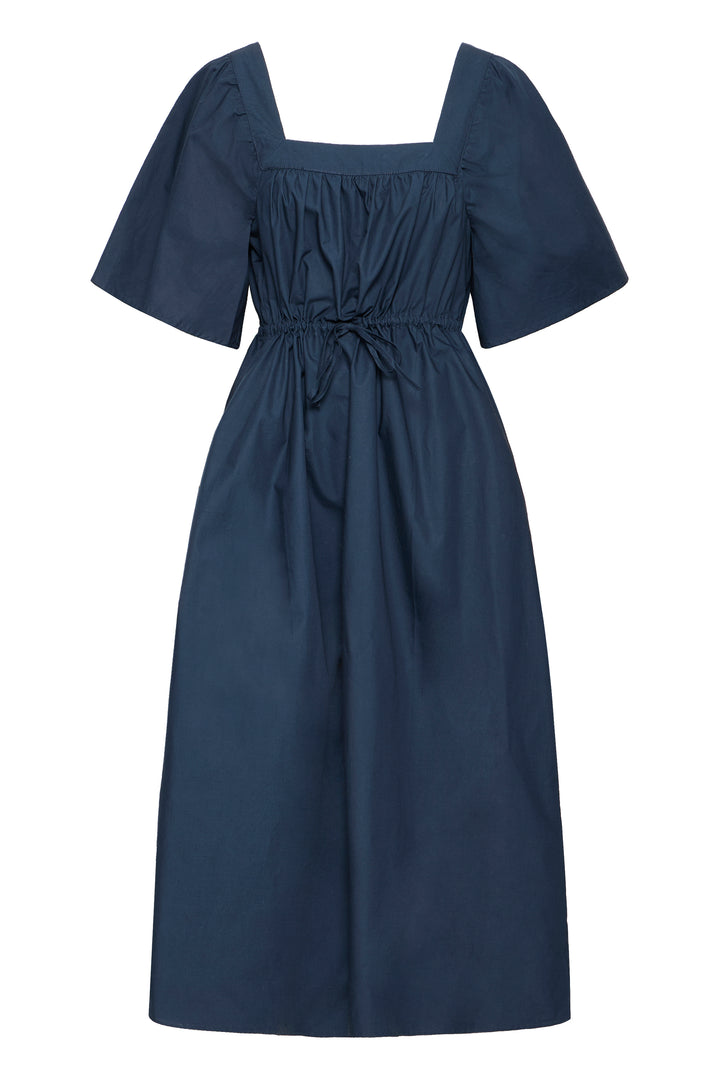 Lovia Navy Cotton Dress