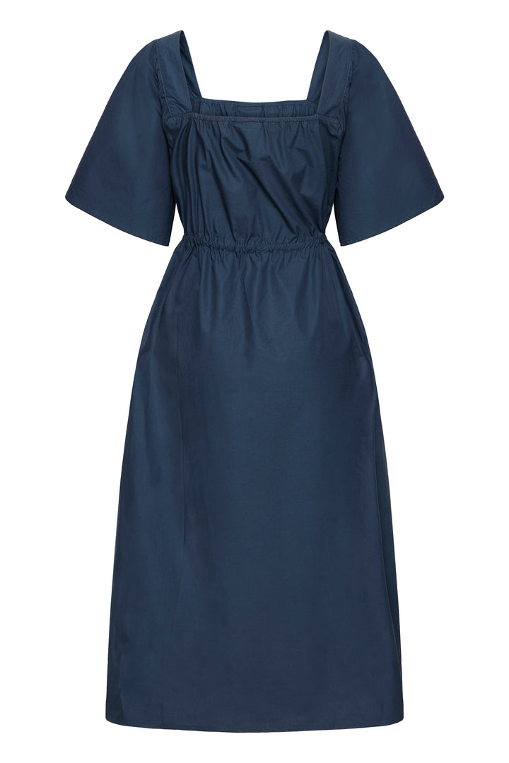 Lovia Navy Cotton Dress