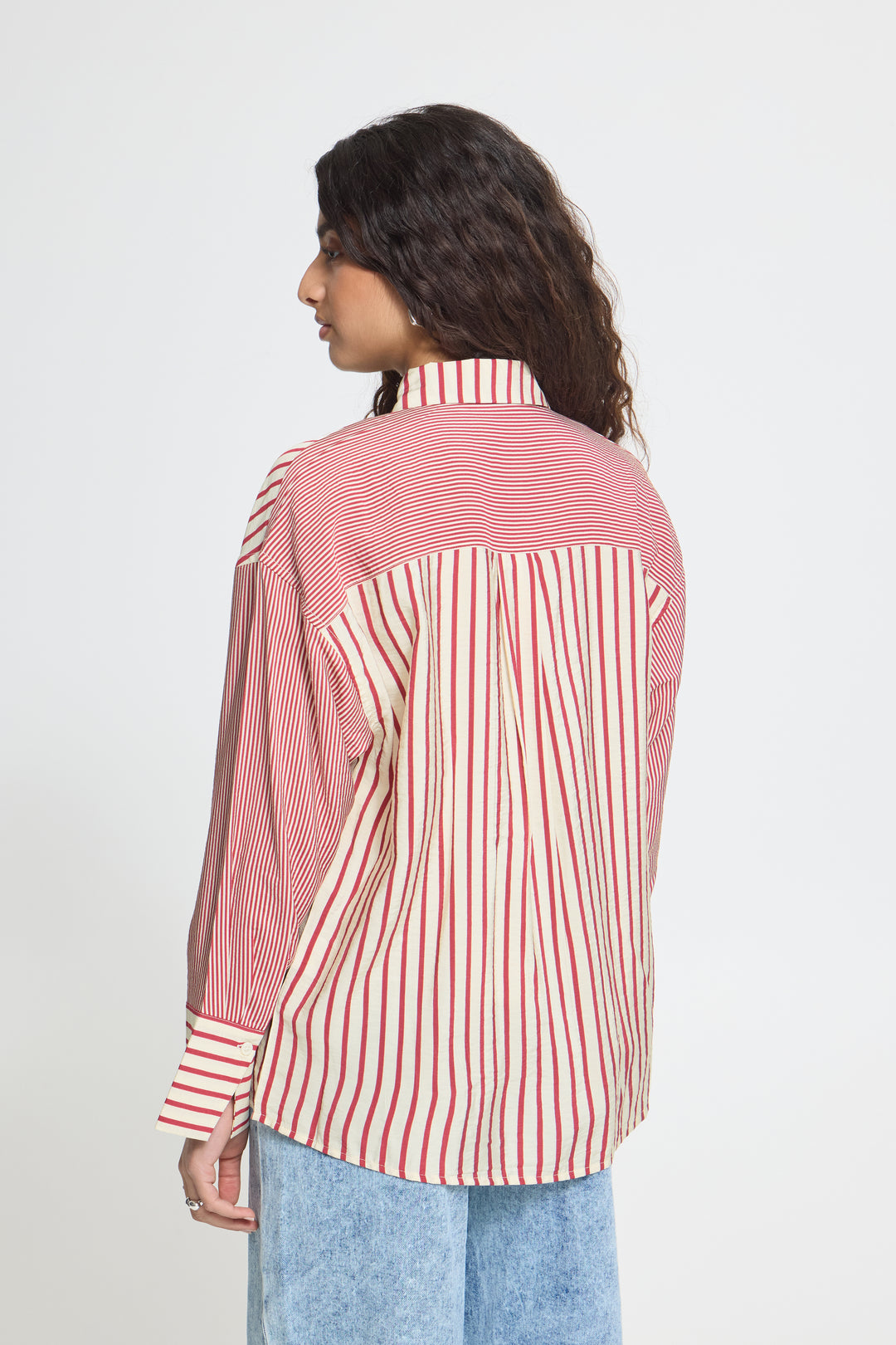 Louri Striped Red and Cream Shirt