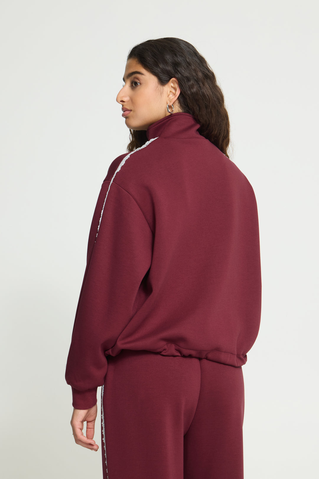 Kate Neo Burgandy Zip Up