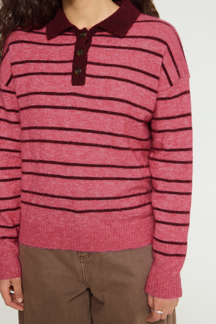 Fruit Dove Striped Pink Jumper