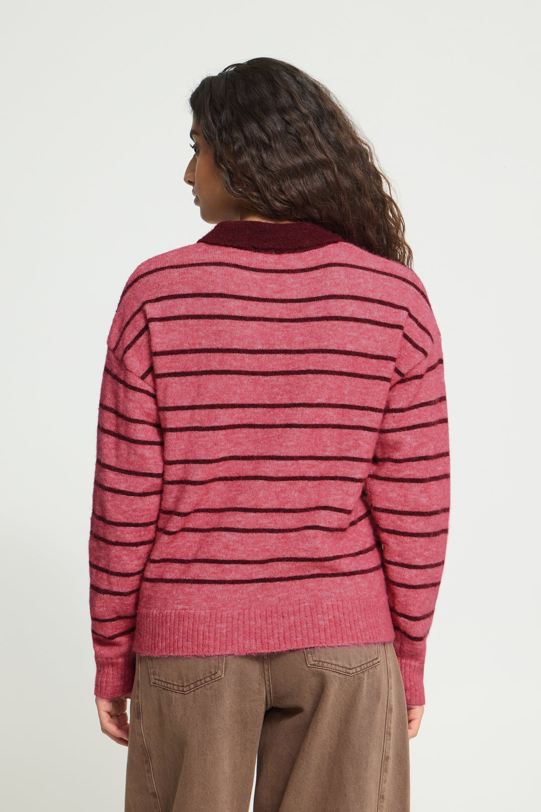 Fruit Dove Striped Pink Jumper