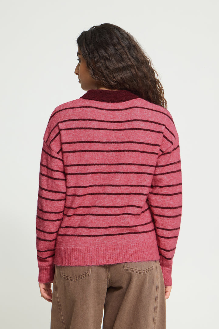 Fruit Dove Striped Pink Jumper