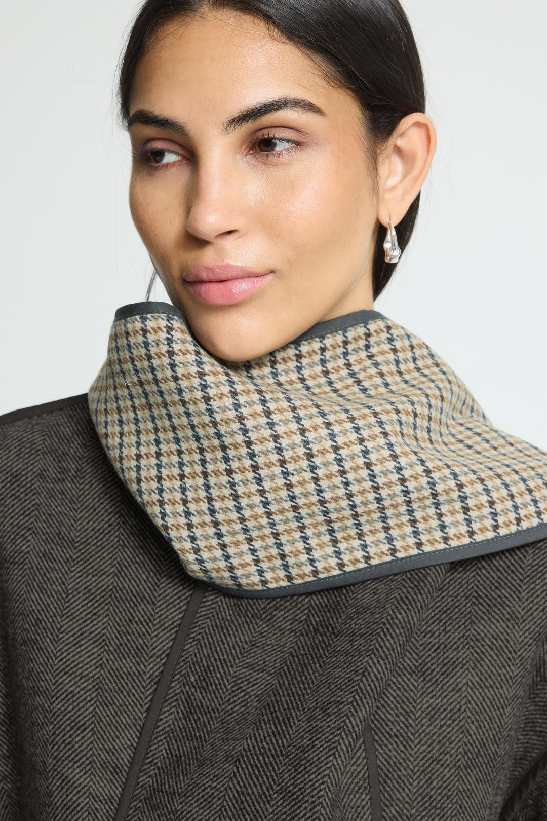 Herringbone Jacket and Scarf