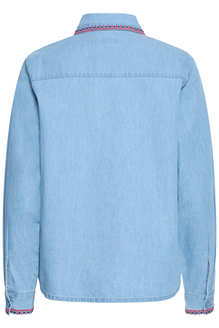 Barcy Denim Embroidery Shirt