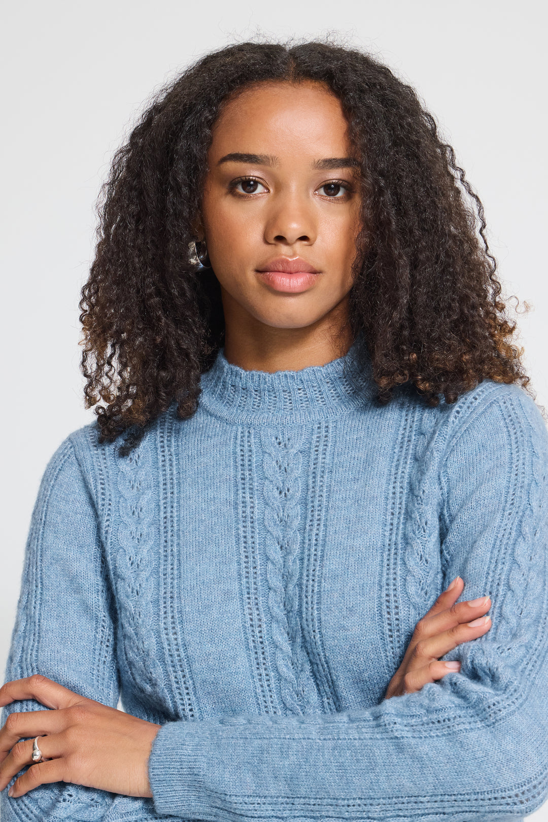 Allure Blue Knit Jumper