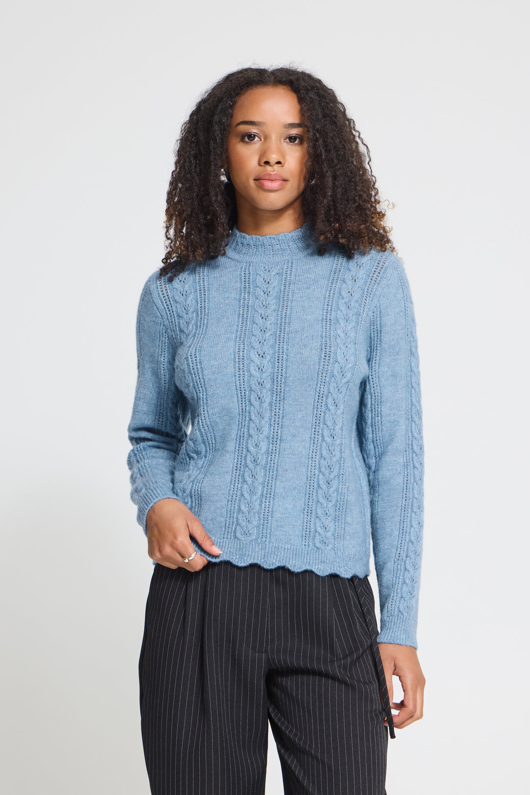 Allure Blue Knit Jumper