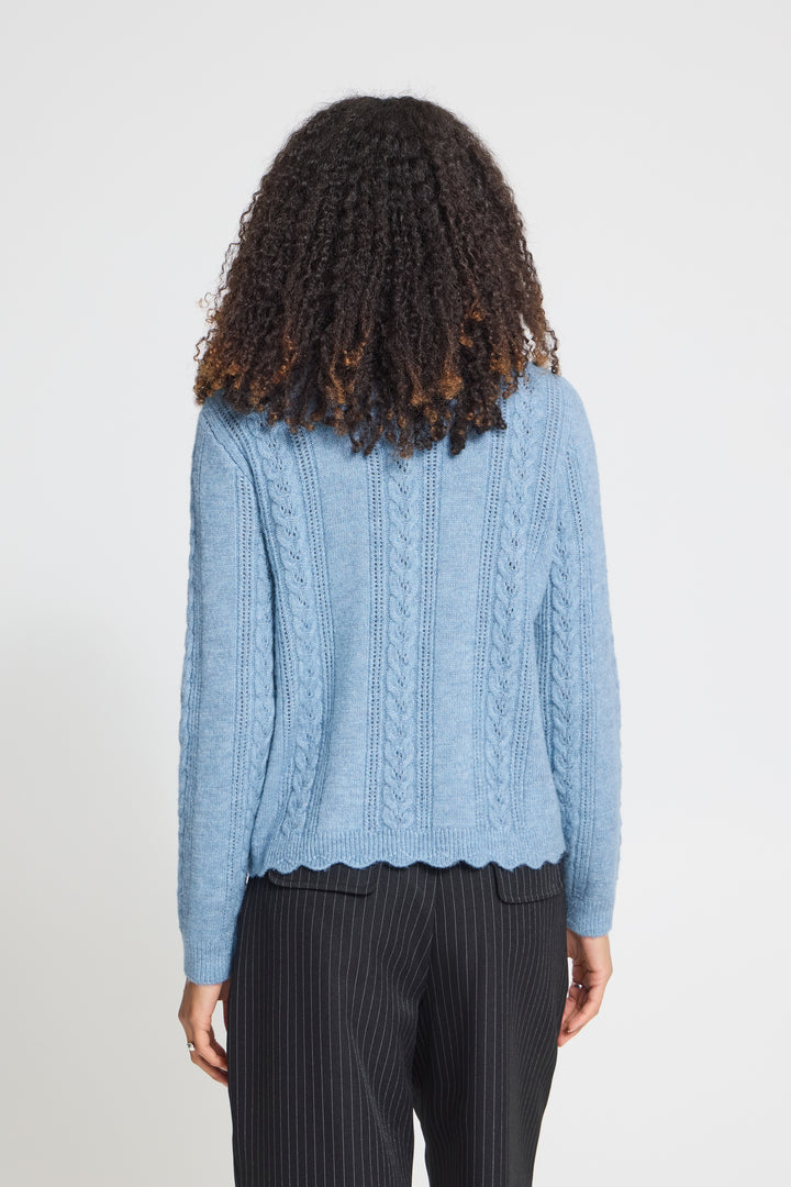 Allure Blue Knit Jumper