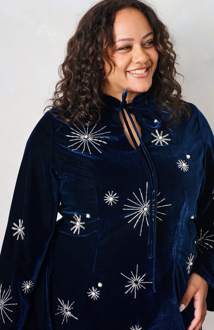 Orelia Long Sleeve Mini Dress