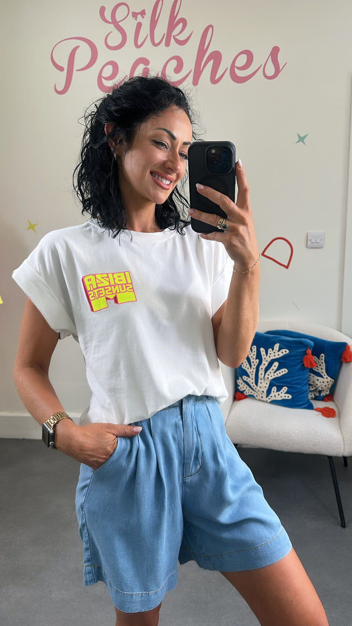 White Graphic T-Shirt