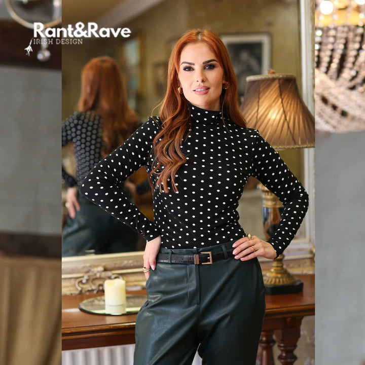 LINA FAUX LEATHER GREEN TROUSERS