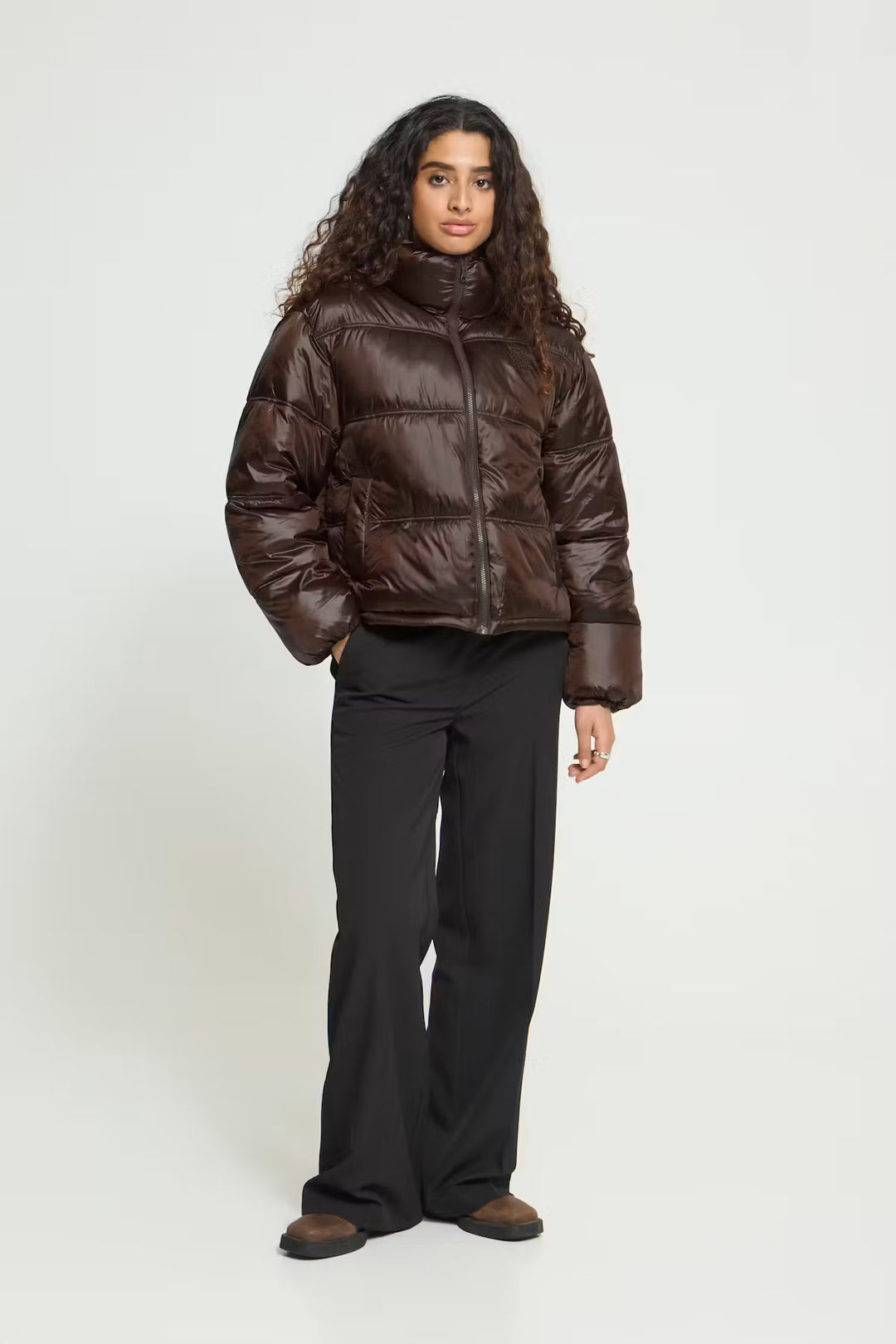Fecina Brown Puffer