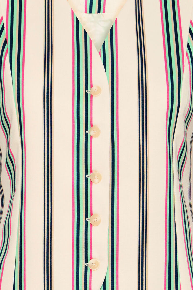 Multi Stripe Waistcoat