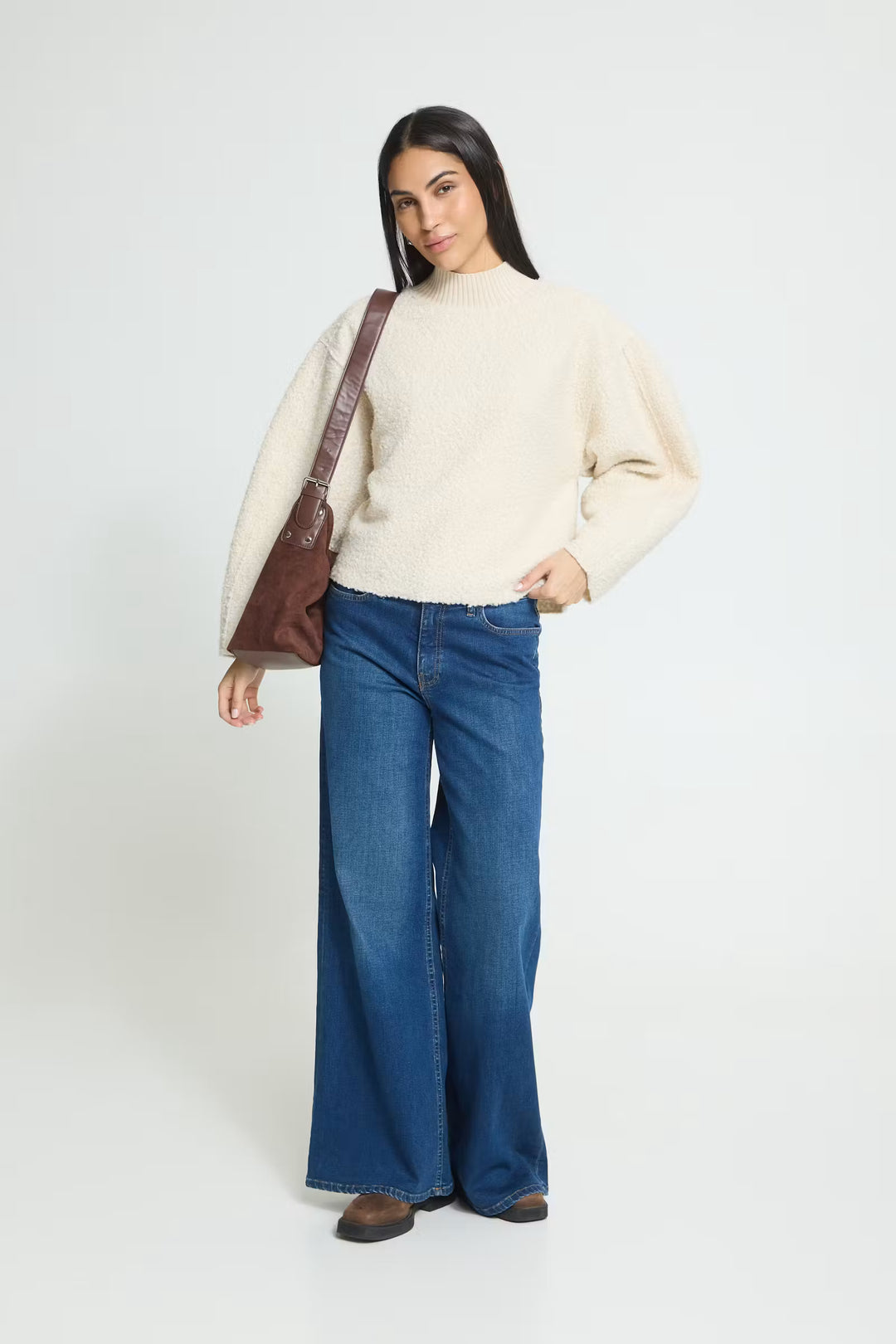 Curley Teddy Ecru Jumper