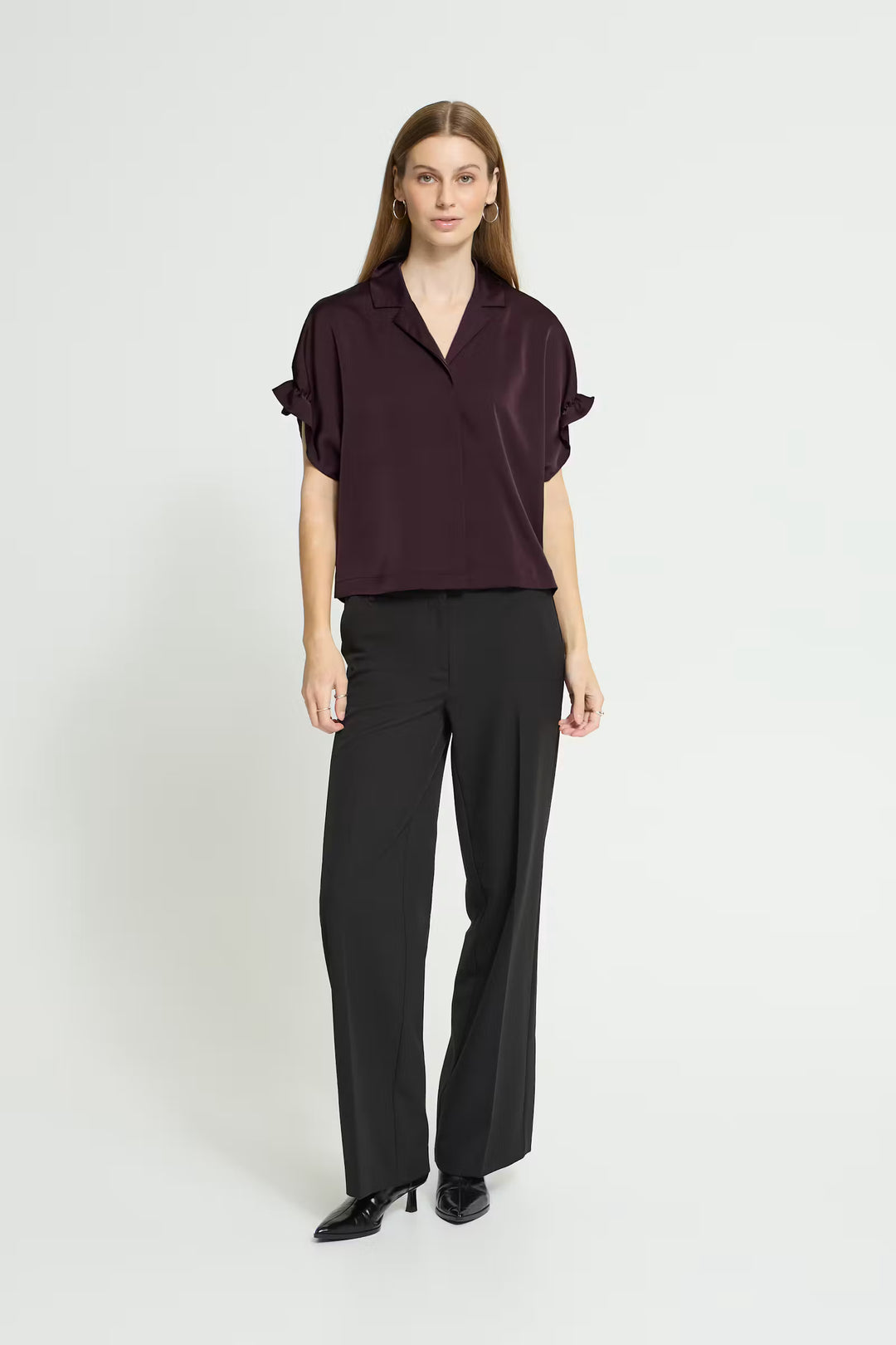 Letta Plum Blouse