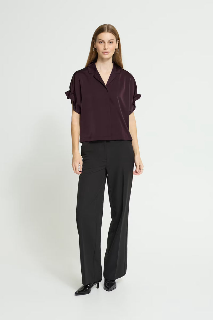 Letta Plum Blouse