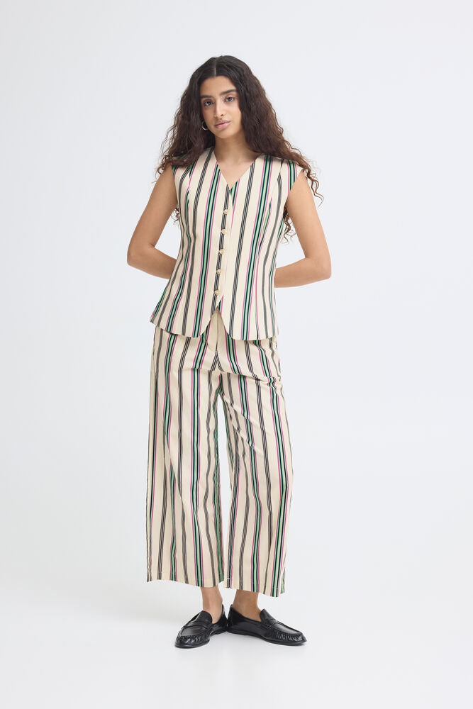 Multi Stripe Waistcoat