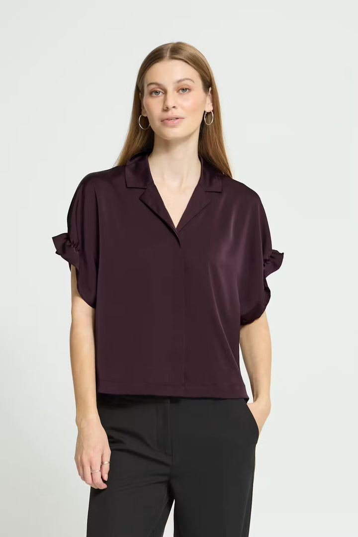 Letta Plum Blouse