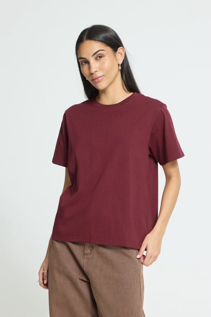 Palmer loose Burgundy T-Shirt