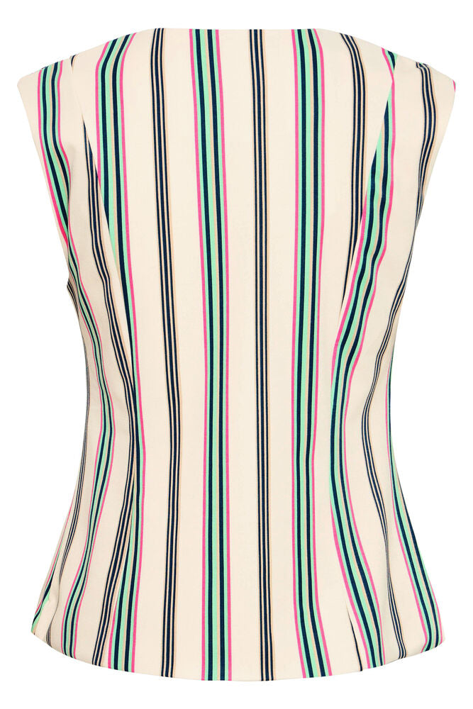 Multi Stripe Waistcoat