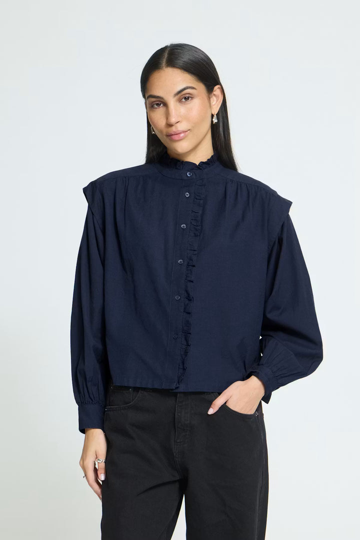 Maritime Blue Blouse