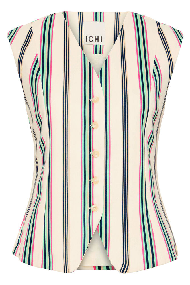 Multi Stripe Waistcoat