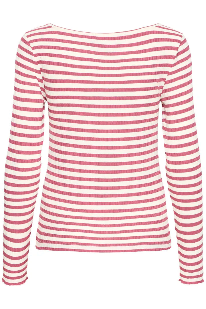 CELLA LONG SLEEVE T-SHIRT PLUM