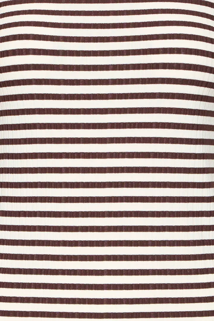 CELLA LONG SLEEVE T-SHIRT BROWN