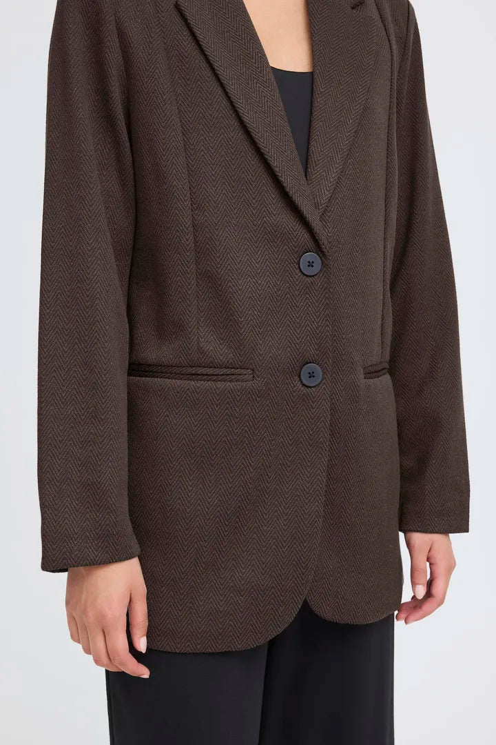 KATE JACQUARD OVERSIZED BLAZER