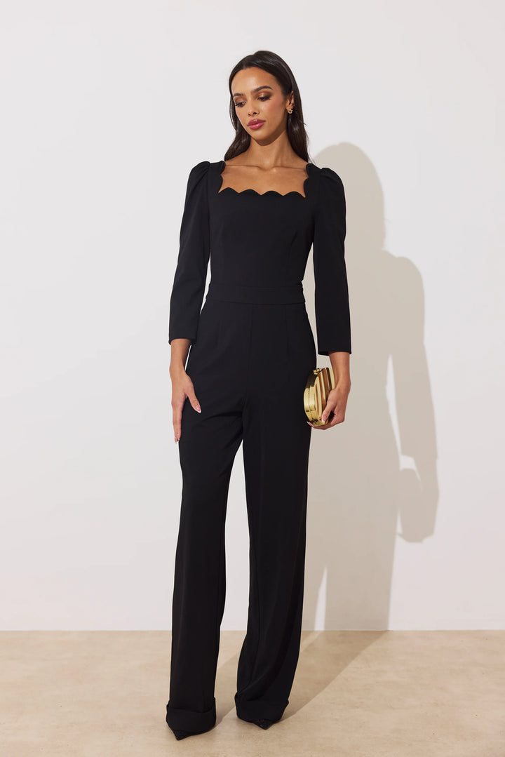 Adeline Scallop Jumpsuit