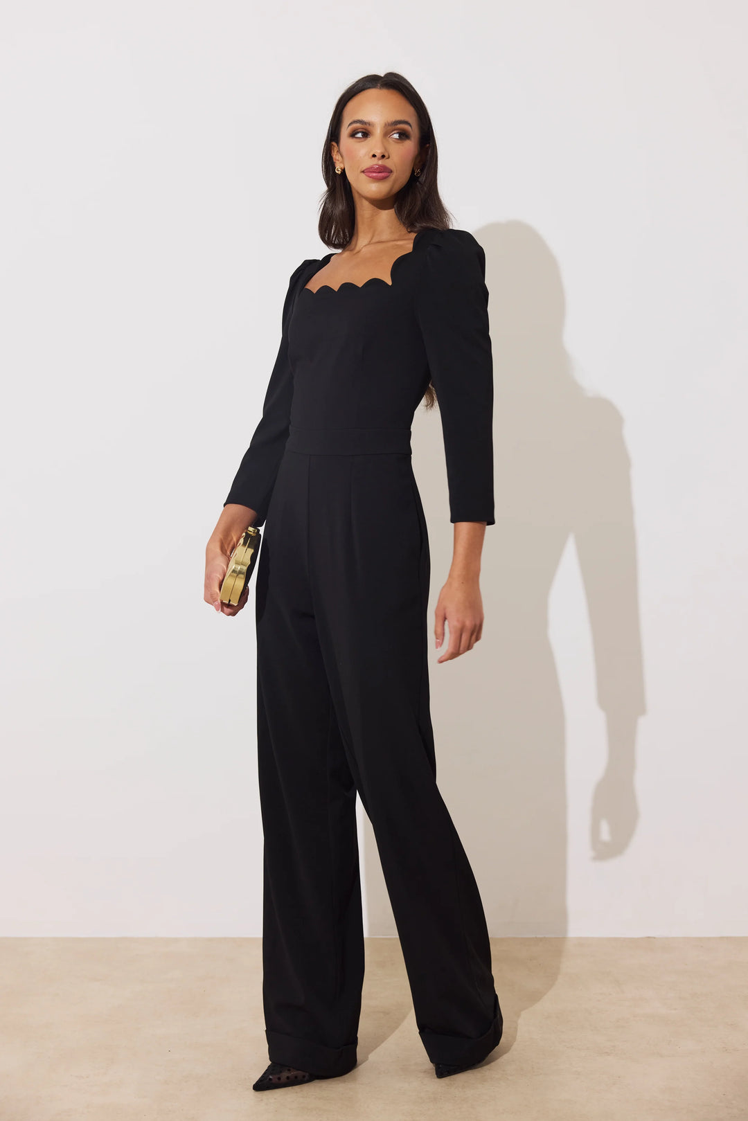 Adeline Scallop Jumpsuit