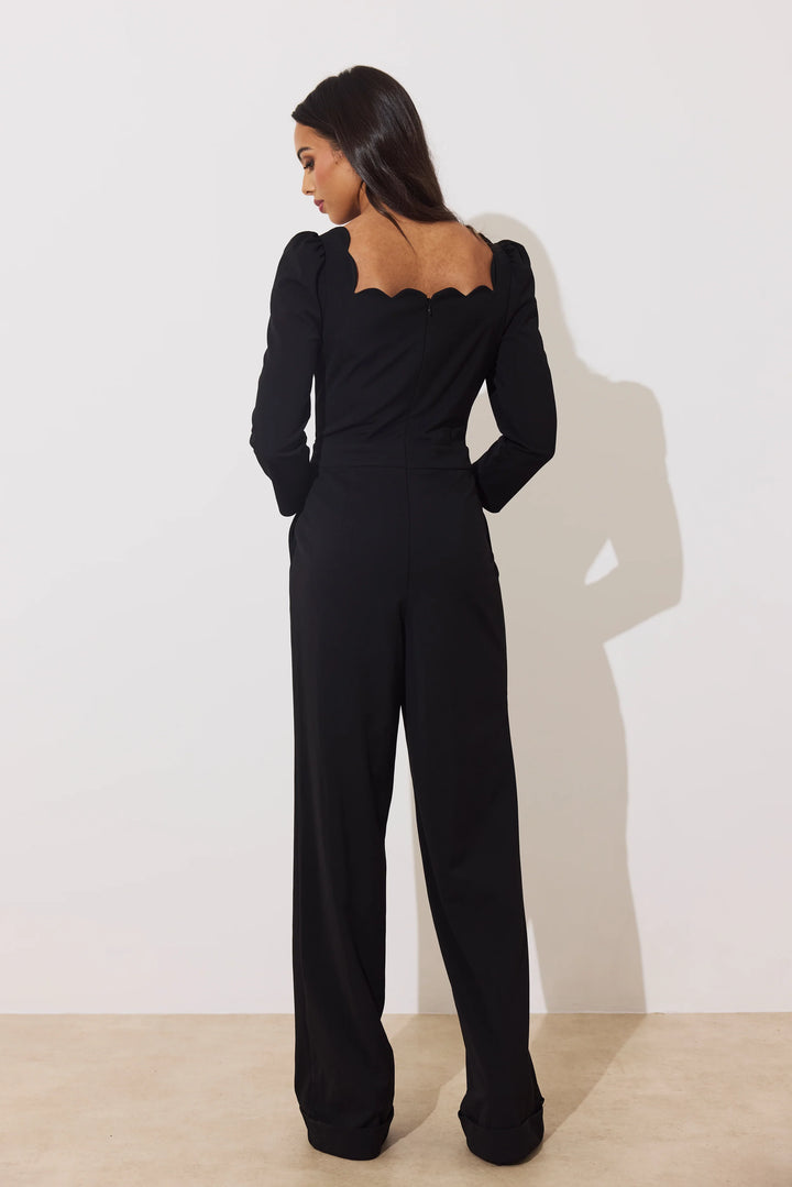 Adeline Scallop Jumpsuit