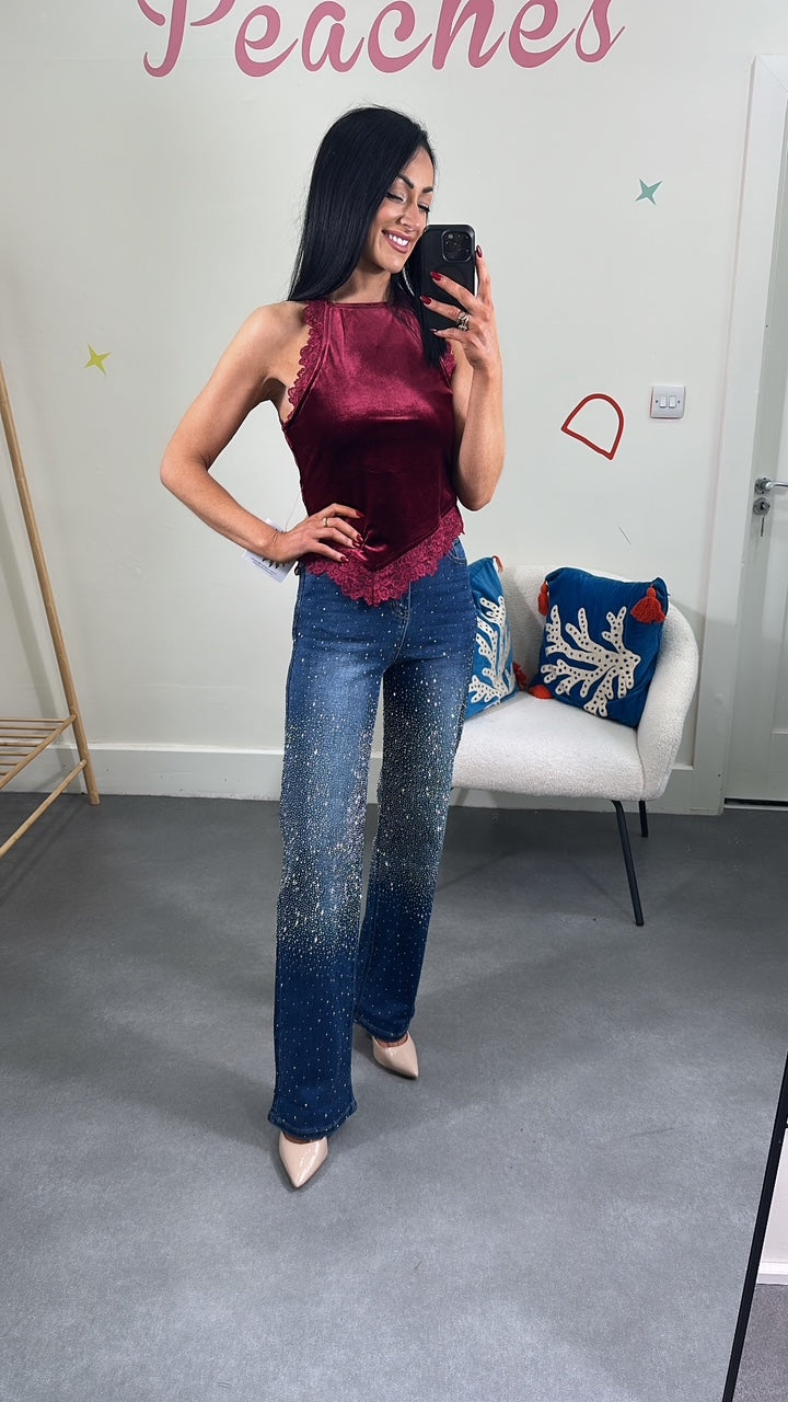 Blue Sparkle Jeans