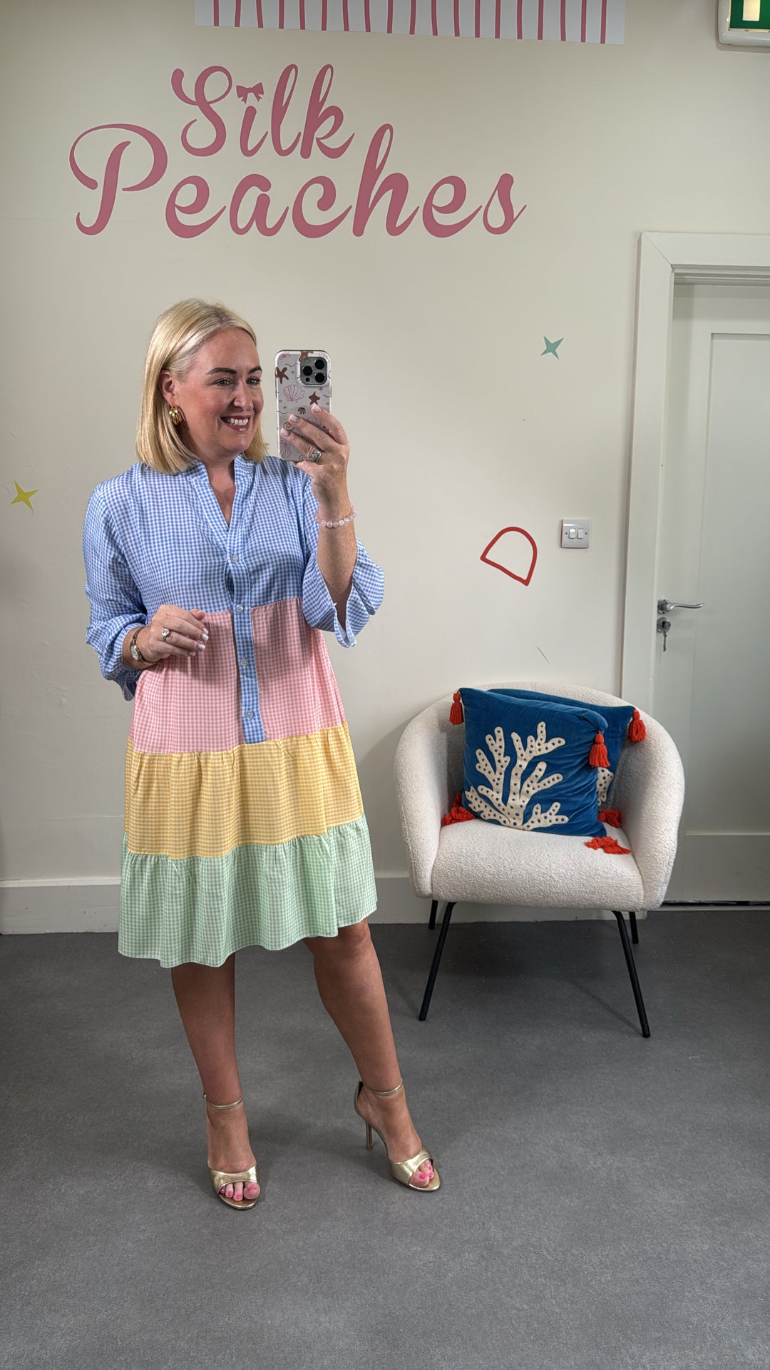 Colourful Shirt Dress