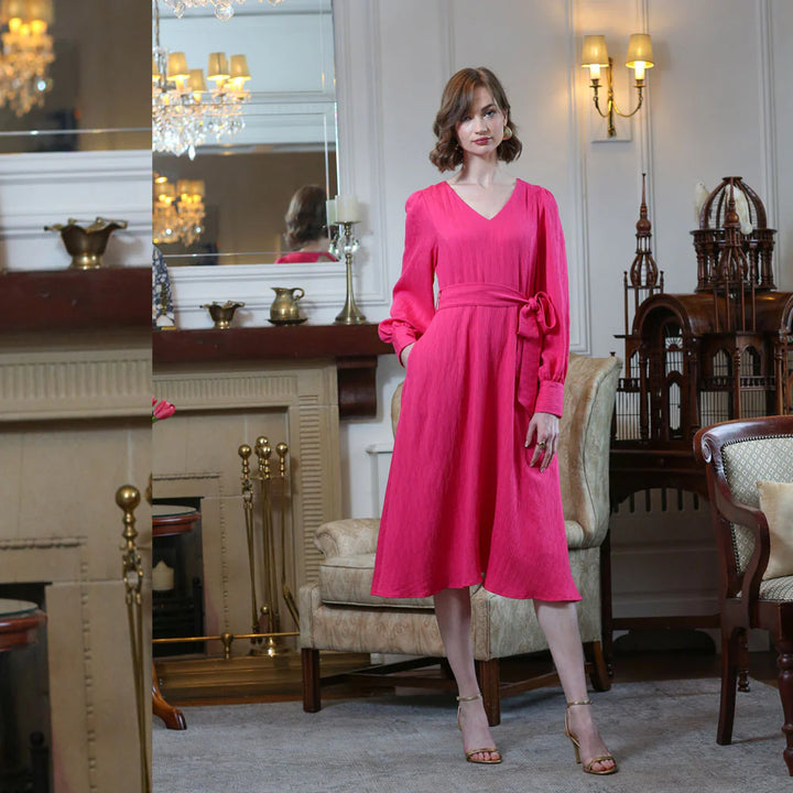Bella Magenta Dress
