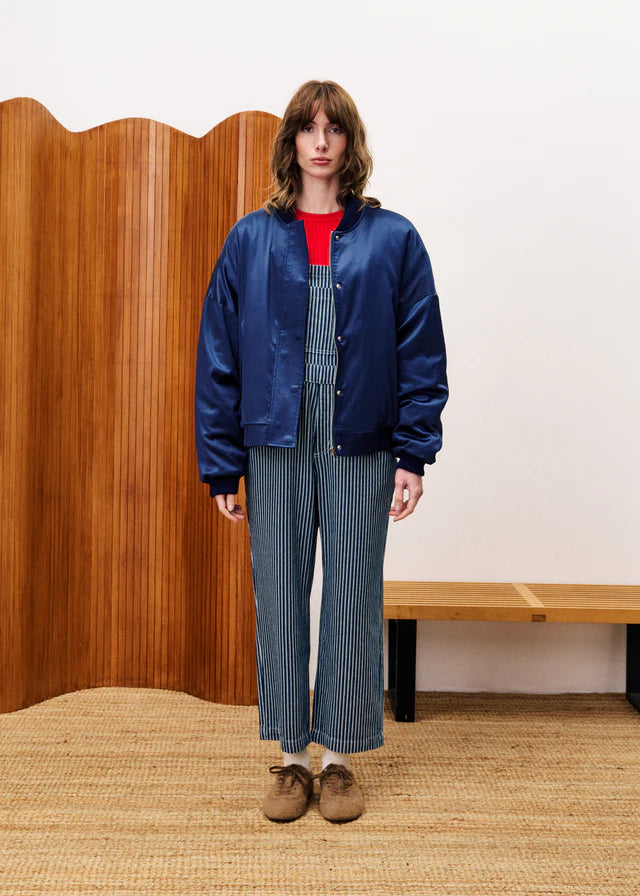 ASSAM NAVY BLUE BOMBER JACKET