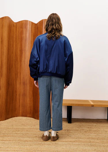 ASSAM NAVY BLUE BOMBER JACKET