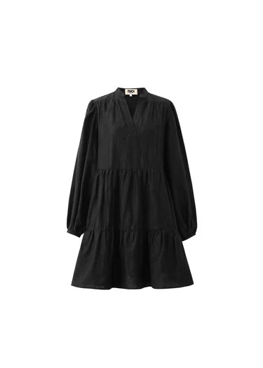 BLACK SARRASIN DRESS