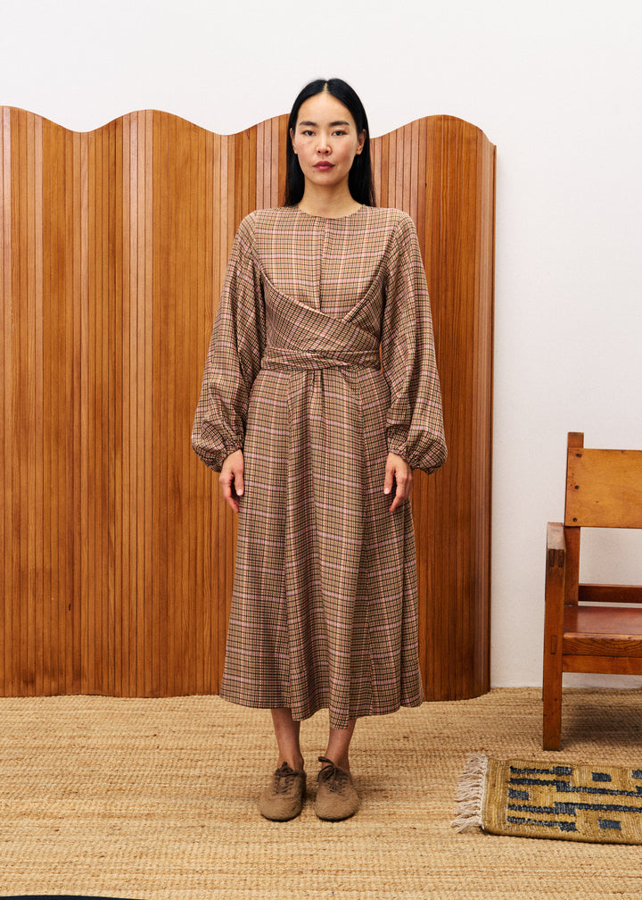 APOLLINAIRE OCHRE DRESS
