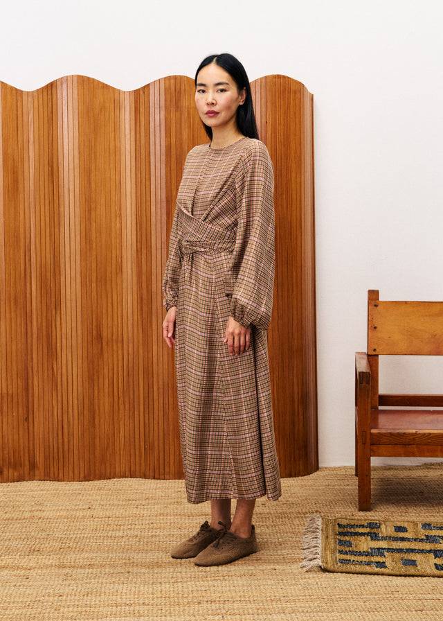 APOLLINAIRE OCHRE DRESS